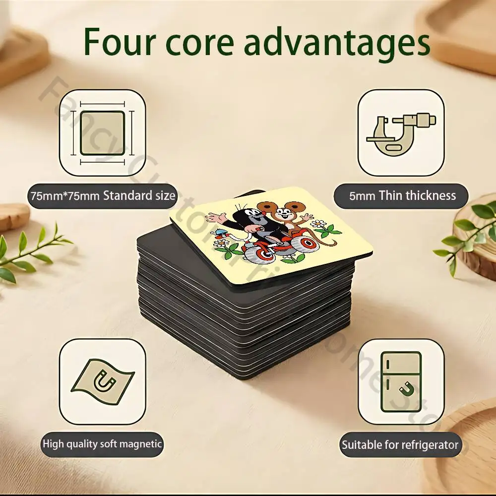 lively L-Little Cute M-Mole Best-Selling Strong Magnetic Fridge Magnets Adhesive to Metal Surfaces