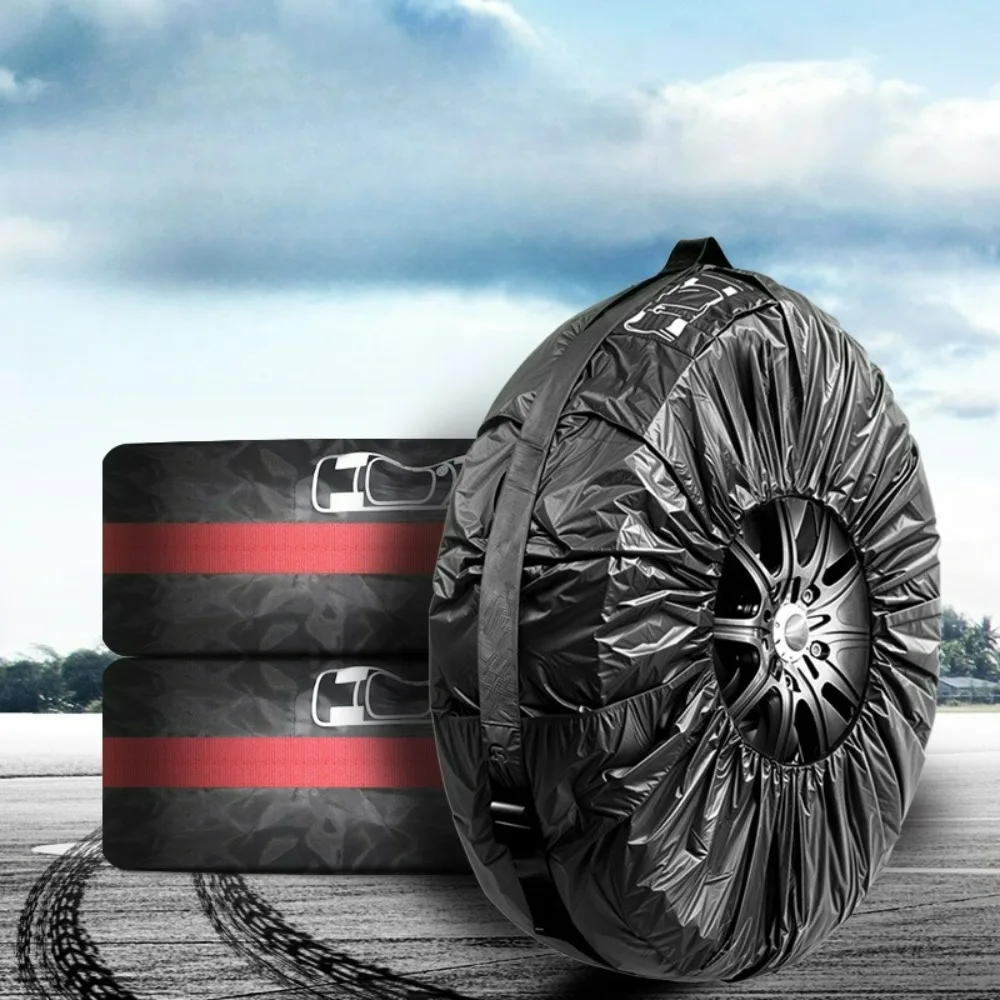 Conjunto de 4 peças à prova de poeira/à prova de neve/à prova d'água rv capa de pneu de carro de acampamento capa de pneu sobressalente universal capa de pneu sobressalente