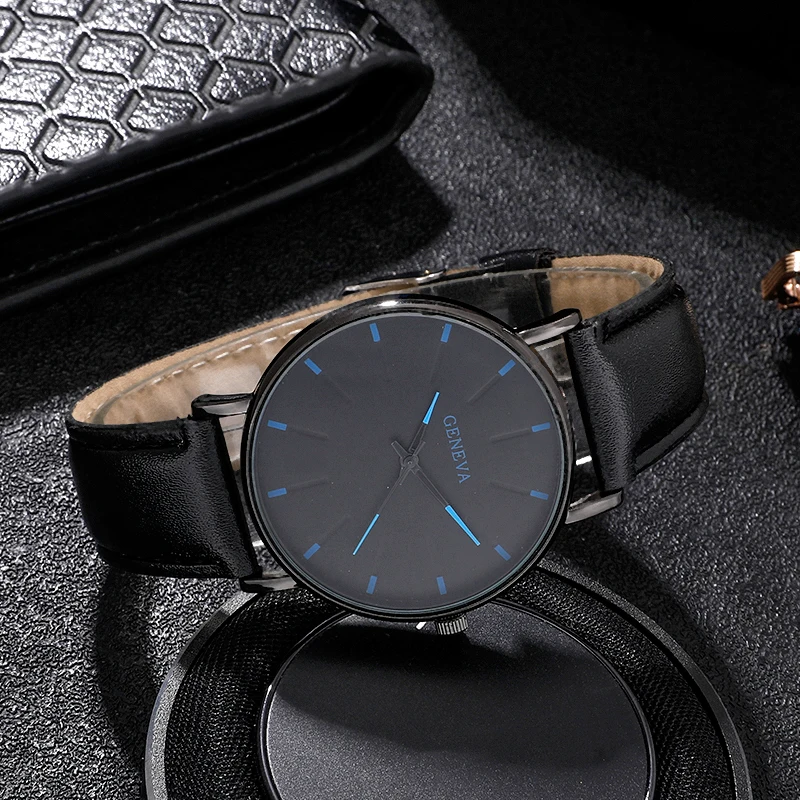 3Pc Men's New Quartz Watch, Practical And Versatile, The Best Choice For Giving Gifts To Fathers And Boyfriends (No Box Given)