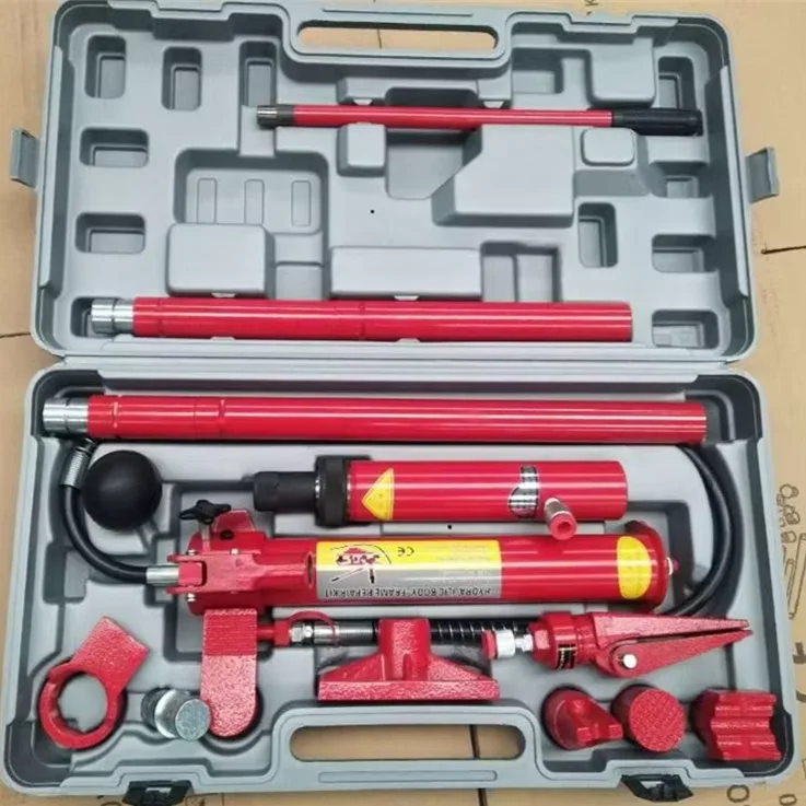 10T Power Jack Hydraulic Porta Power Set Auto Body Tool Kit Jack for Auto Body Frame Repair
