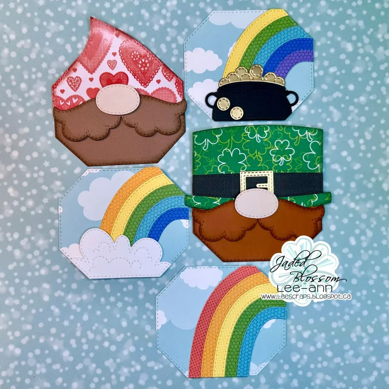 Rainbow Ladybug Metal Cutting Dies Clear Stamps For DIY Scrapbook Craft Decoration Template Card February 2026 Valentine New - view 4