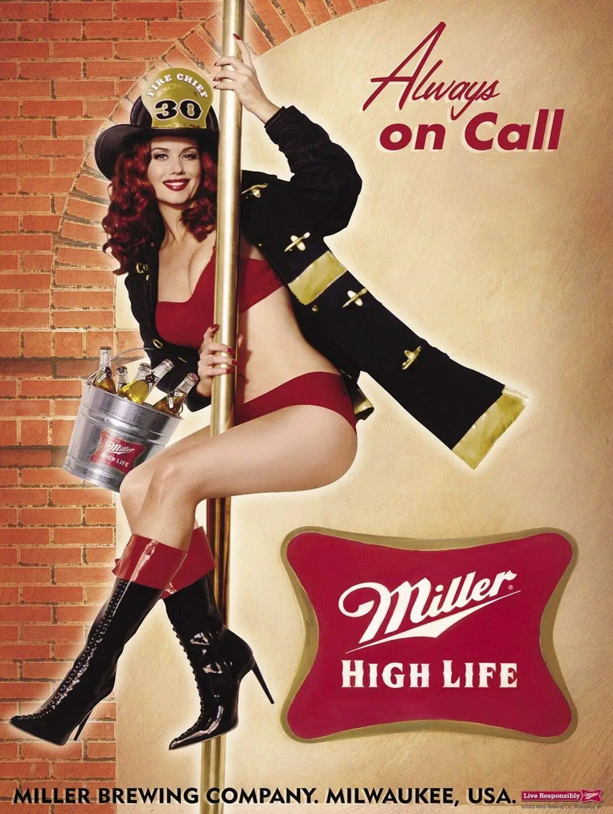 Vintage Miller High Life 