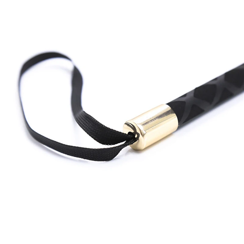 PU Couro Pat Paddle Equitação Cavalo chicote, Gato Forma Cosplay, Punk Pat Cavalo chicote, 50cm
