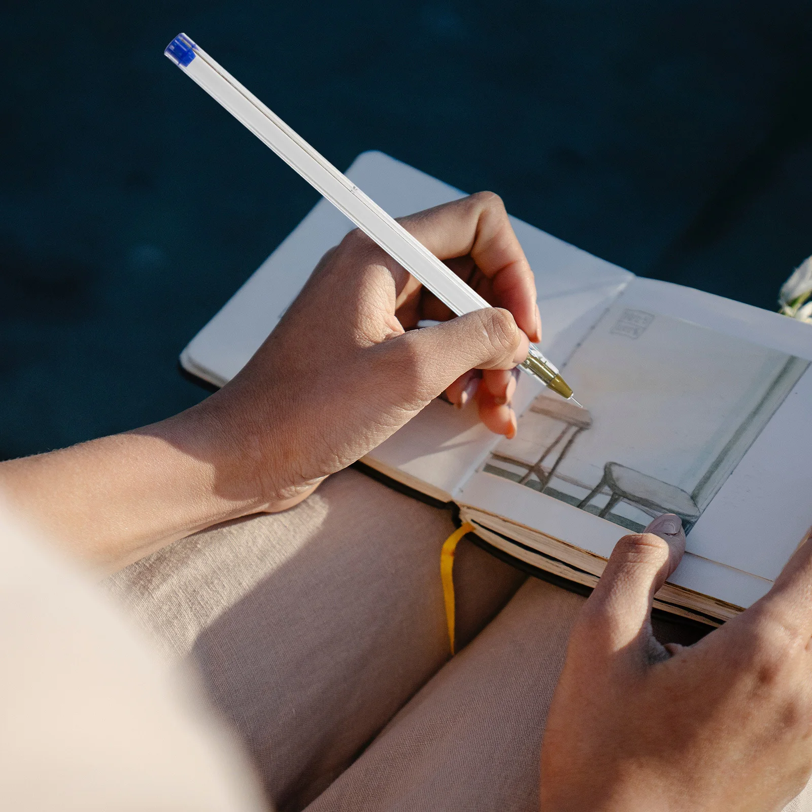 

100Pcs 0.5mm Pen Refills Gel Ink Smooth Writing Replacement Stationery Supplies for Students Teachers and Professionals