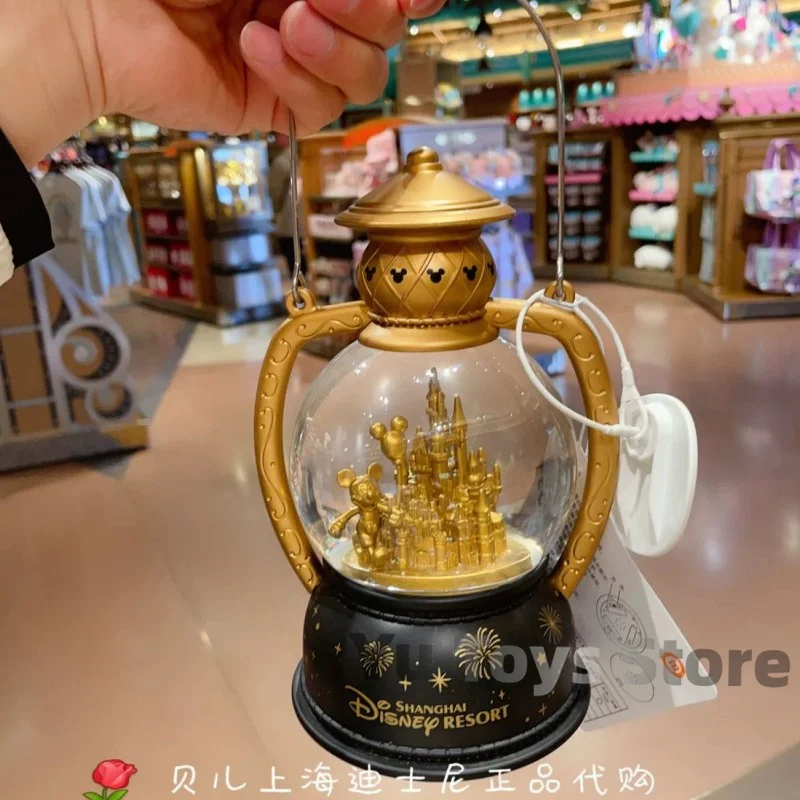 2024 Disney Figure Mickey Mouse Crystal Ball Disney 100 Adventures Series Model Dolls With Music Decorate Collect Birthday Gift