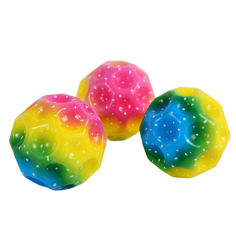 Galaxy Moon Ball Extreme High Bouncing Ball Spaceball Children Toys Pelota Saltarina Para