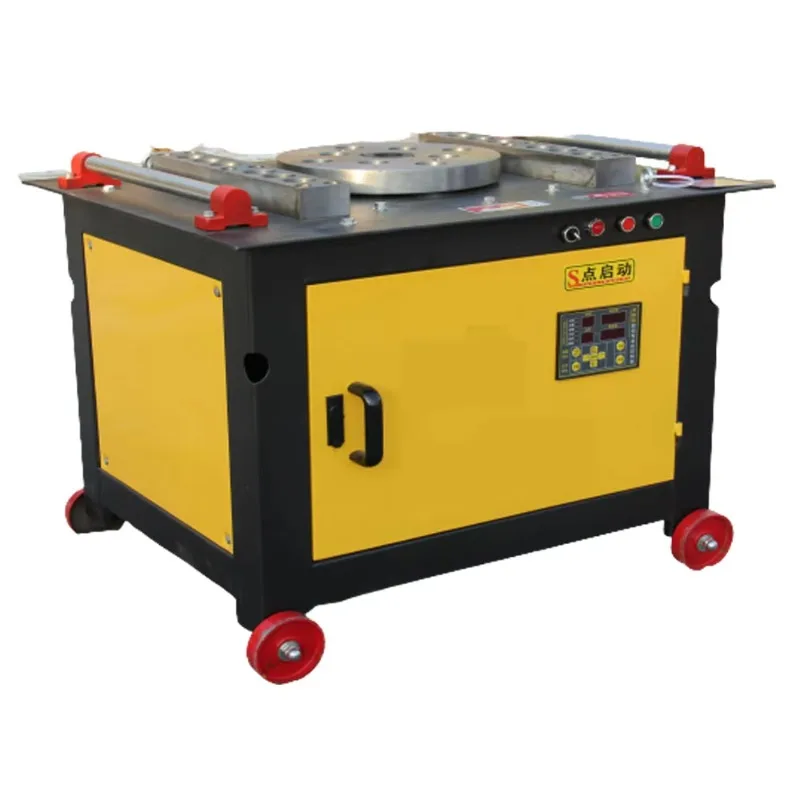 2025HIgh Accuracy Manual Control Steel Bar Bending Hoop Machine Electric Motor Reabr Stirrup Bender For Sale