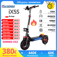 IX5s Electric Scooter 15Ah 1000W power Kick Scooter Anti-skid Off Road Pneumatic fire 65km row 45 km/h Scooter