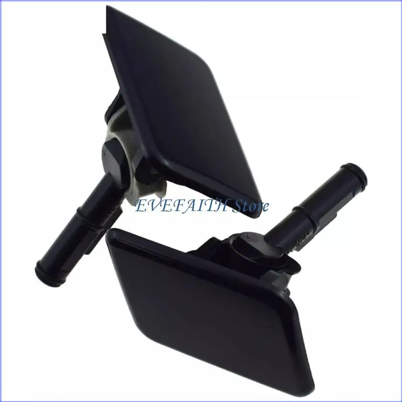 

124B 2pcs Optimized Sprayer Headlight Washer Nozzle Covers Guard Corrosion Resistant for i40 2011-2014 986803Z000 986903Z000