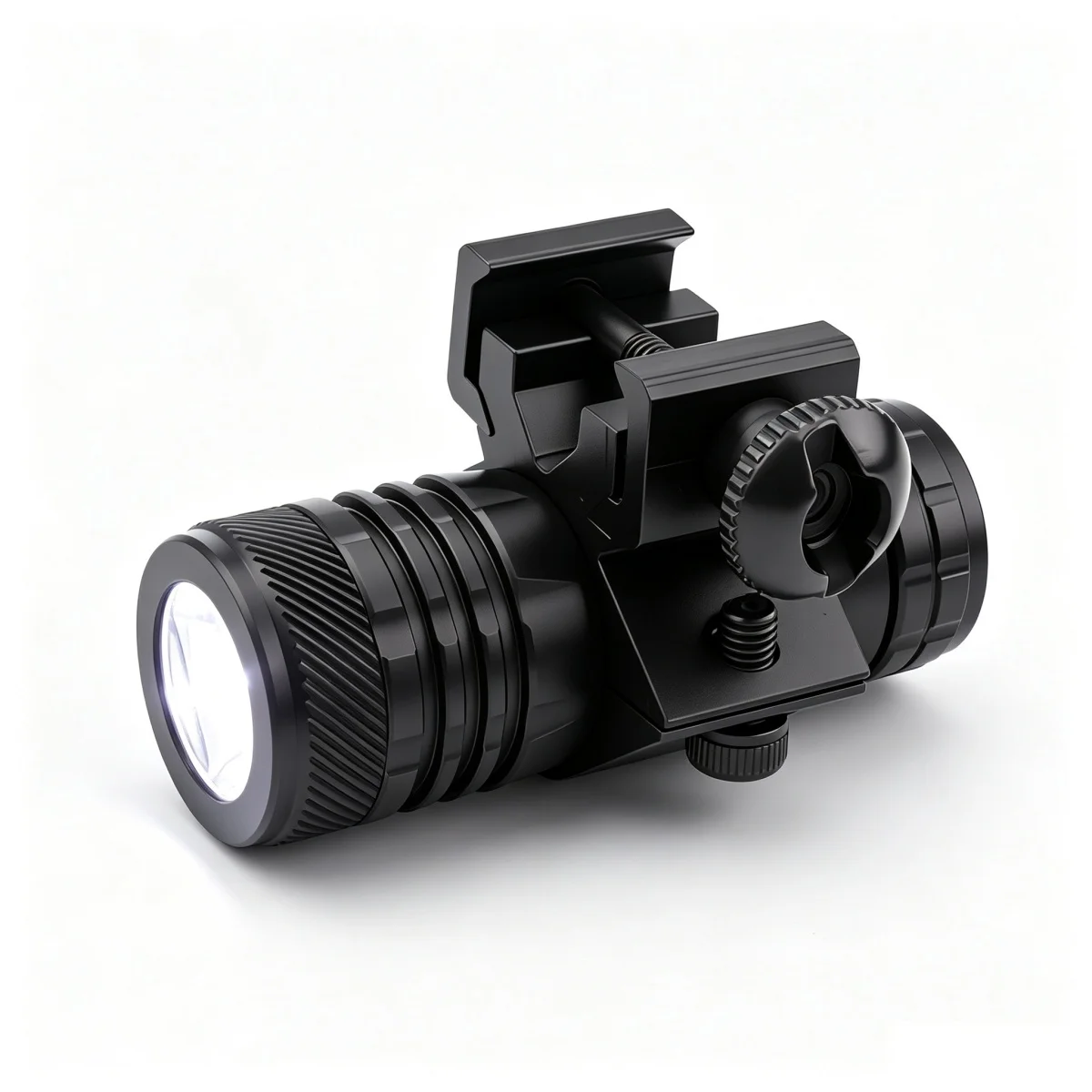 Tactical Red Laser Sight & Led Flashlight Combo 2-In-1 Adjustable Red Beam 20mm Picatinny Rail Mount Outdoor Hunting Accessories
