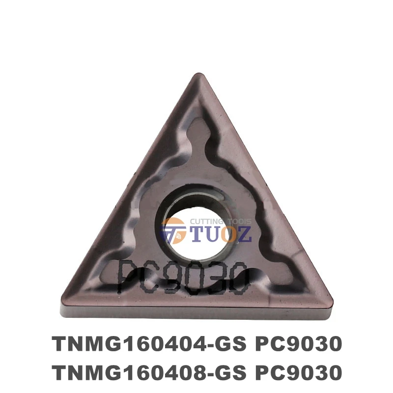 100% Original TNMG160404-GS TNMG160408-GS PC9030 Carbide Inserts TNMG 1604 04 08 -GS CNC Turning Tools Lathe Cutter