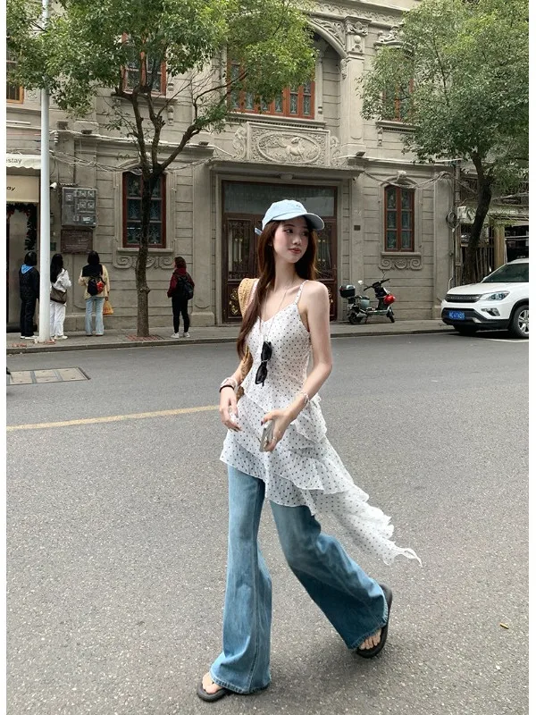 Vaion Chiffon mit floralem Spitzenbesatz und Dr. Sommer 2022, neuer SLE-A-Linien-Rock, tailliert, unregelmäßige Pendelkleidung