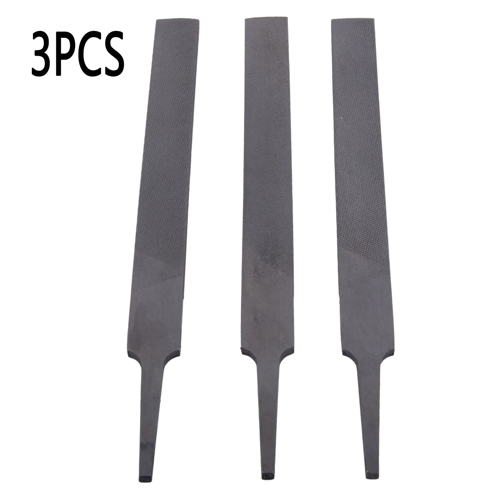 

3pcs 6Inch 150mm Flat Files Set Round Triangle Industrial Steel Without Handle Steel Files Grinding Polishing Metal Tools Parts