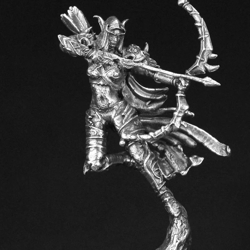 Cupronickel Metal Knight-errant Action Figures Toys Model Desktop Decor Board Game Chess Pieces Ornament Accessories Figurine