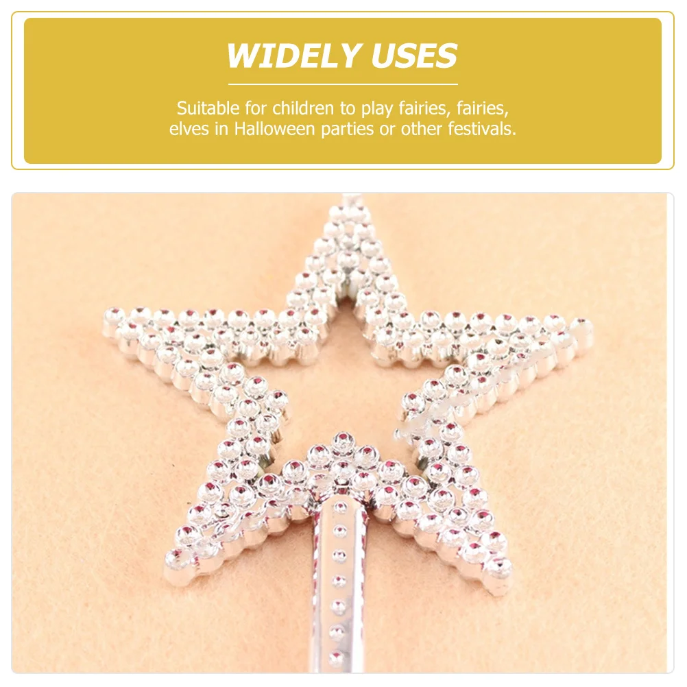 2pcs Star Cosplay Props Kids Stage Performance Fairy Party Angel Sticks Girls Kids Stage Performance Prop Birthday