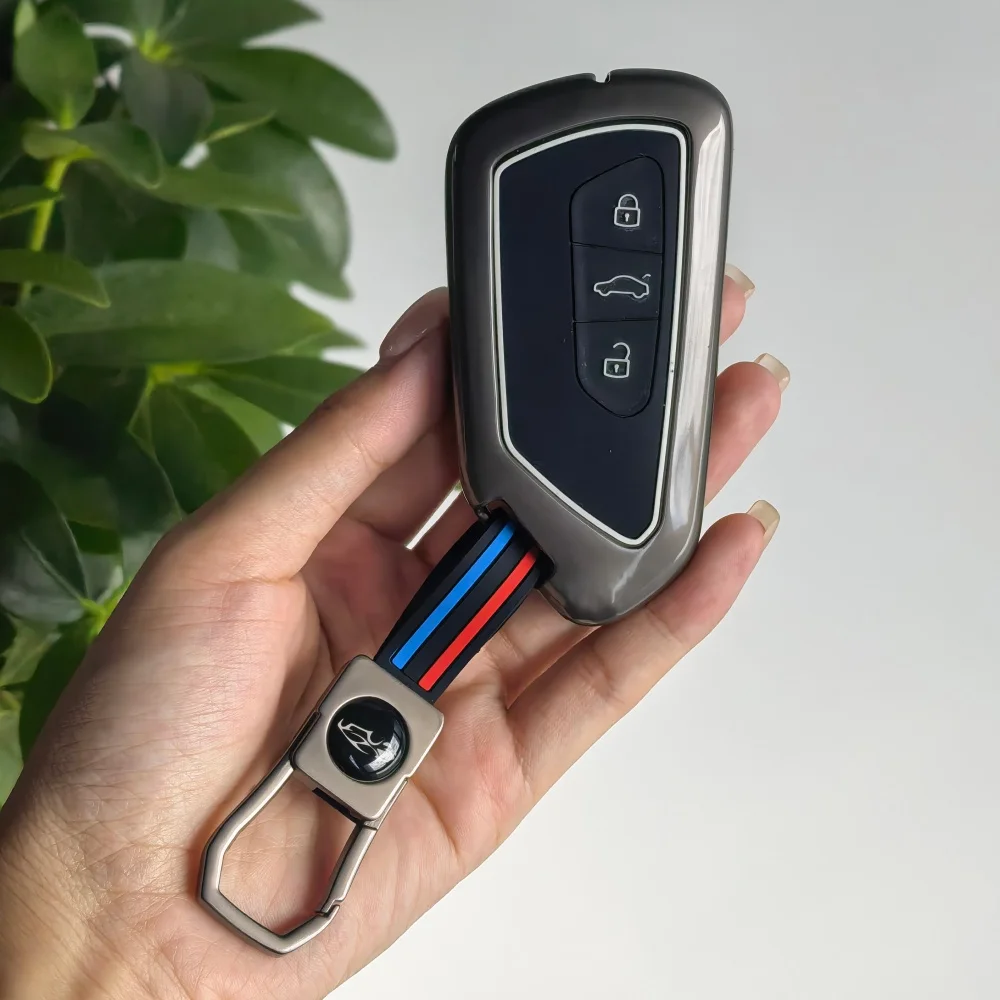 Zinc Alloy Key Case Remote Car Key Cover For Seat Leon Mk4 Cupra Formentor For Skoda Octavia A8 MK4 Mk8 For VW Golf 8 GTI ID 4 view 5