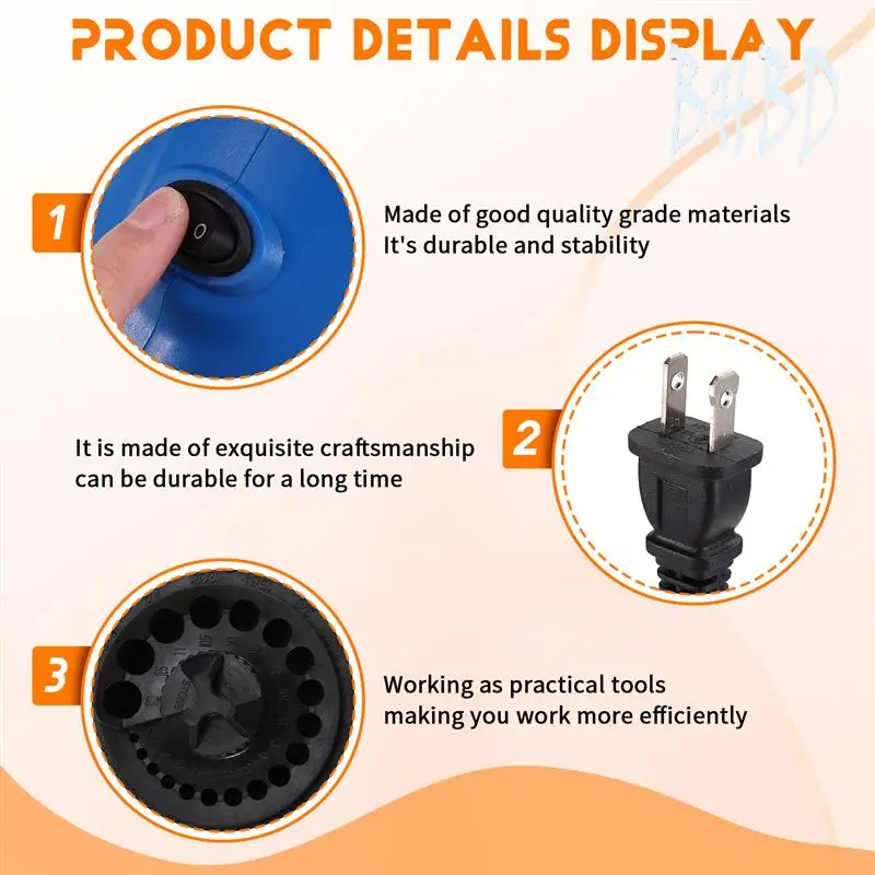 

BHBD-Power Drill Bit Sharpener For 1/8''- 15/32'' 3-12Mm Twist Drill Bit Sharpener Grinder Drill Bit Sharpener Machine US Plug