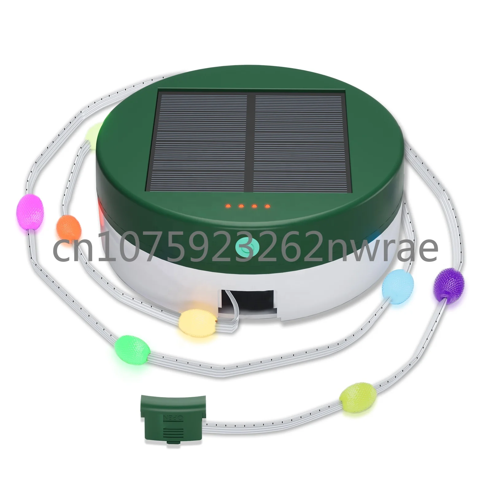 New LED Solar-Powered Camping Light Waterproof Glowing Portable Led Solar String Light APP Control Programmable Tent Bulb Light