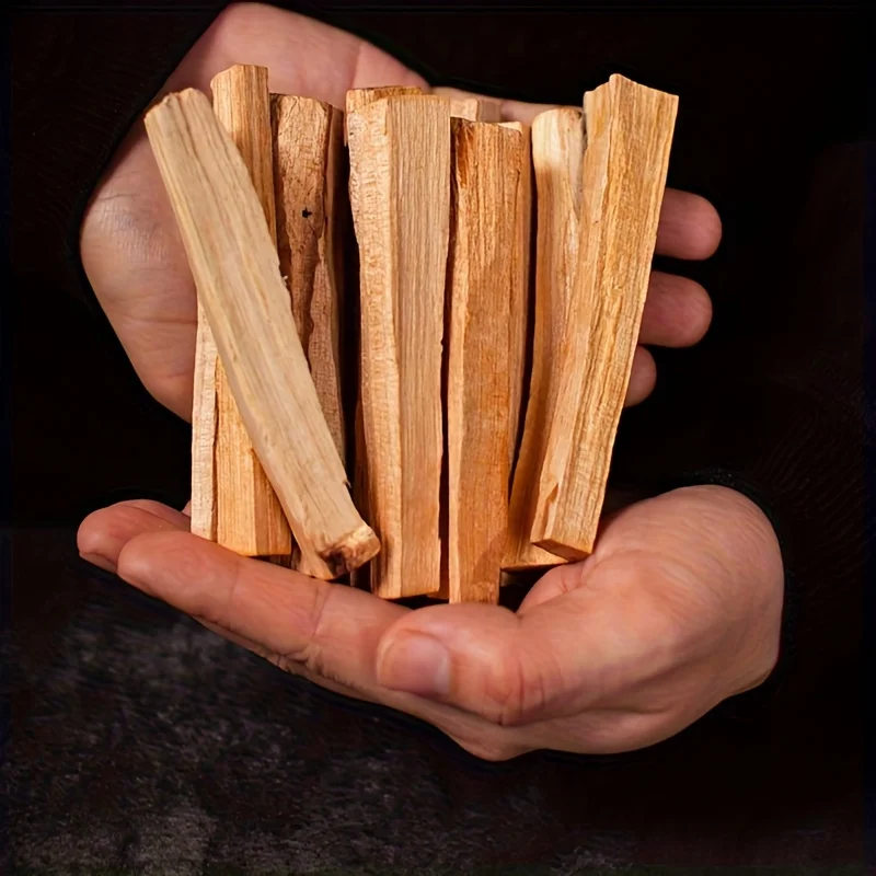 3/5/10/12/15Pcs Palo Santo Incense Sticks, Suitable for Holiday Celebrations, Long-Lasting Fragrance, Outdoor Activities, Air Purification, Barbecue, Camping