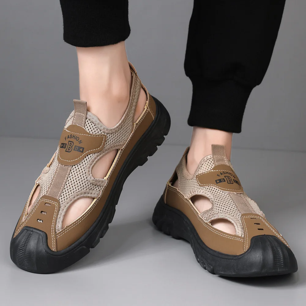 

Lightweight Water-Friendly Hiking Sandals Breathable Mesh Shoes with Durable Non-Slip Sole for Outdoor Beach Daily Wear