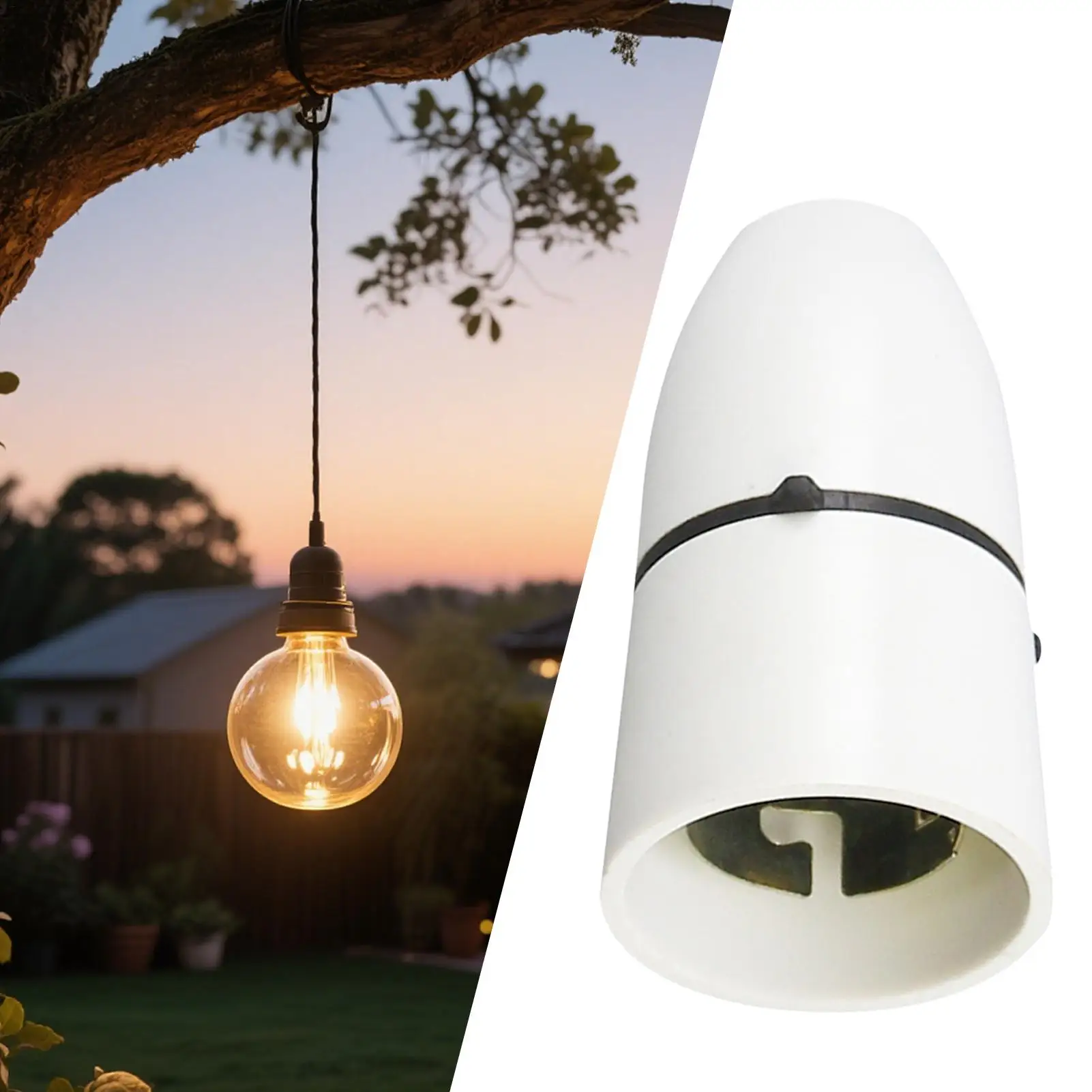 

Термостойкий удлинитель патрона B22, адаптер для лампы, переходник для патрона светильника для дома, гаража, внутреннего освещения