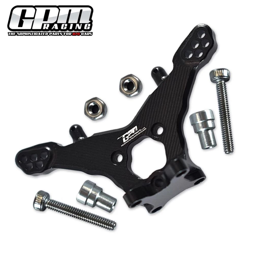 

GPM для LOSI 1/18 Mini-T 2.0 2WD Stadium Truck LOS01019 LOS1056 LOS01015 Задний амортизатор из металлического сплава Tower Кронштейн LOS 214011