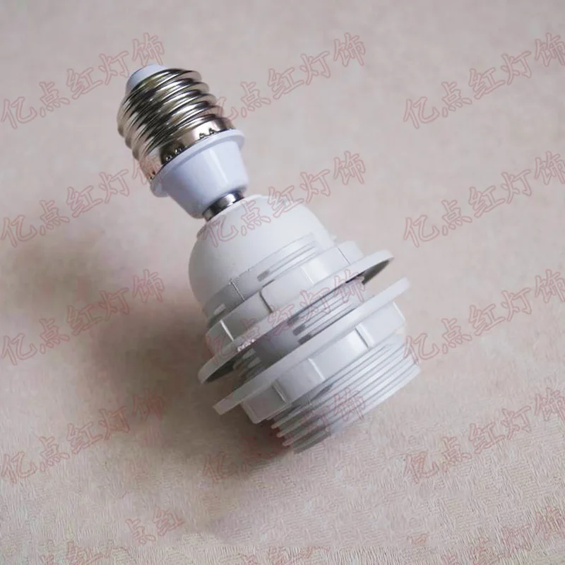 

Lampshade Holder E27 Adapter Converter Screw Socket E27 to E27 Adapter Extender for Chandeliers Ceiling Lights Crystal Lamps Etc