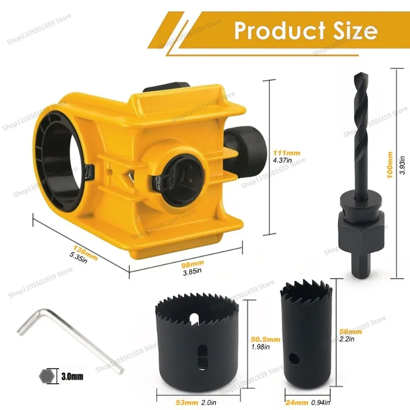 For Ball  Opener Yellow/Blue/Red/Orange Four Colors Available Only for Wooden Door Woodworking Hole Opener
