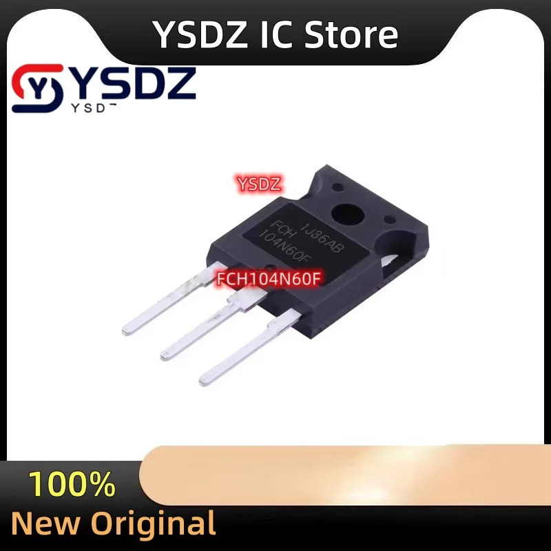 

НОВЫЕ 10 ШТ. FCH104N60F 104N60F TO247