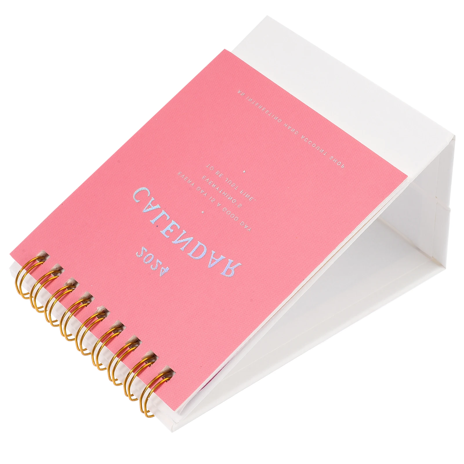 

2024 Desktop Small Monthly Office Standing Thick Paper Coil Binding Flip Calendar For Home Office Use Mini Calendar 2024