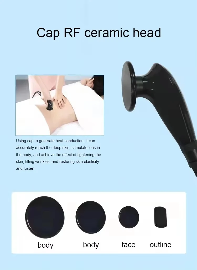 448Khz CET RET Tecar Physical Therapy Machine Portable Rf Monopolar Probe Head High Radio Frequency Diatermia Pro Loss Weight ll