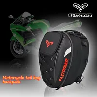 Nueva bolsa trasera impermeable para motocicleta, bolsa de asiento trasero duradera multifuncional para motocicleta, bolsa para motocicleta de alta capacidad, mochila para conductor