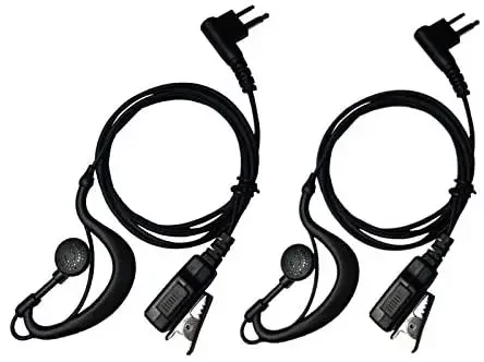 

2PCS G-Shape Police Earpiece Headset Mic PTT Walkie Talkies for Motorola cls1110 1410 cp200 gp2000 CP040 CP140 2 Way Radio