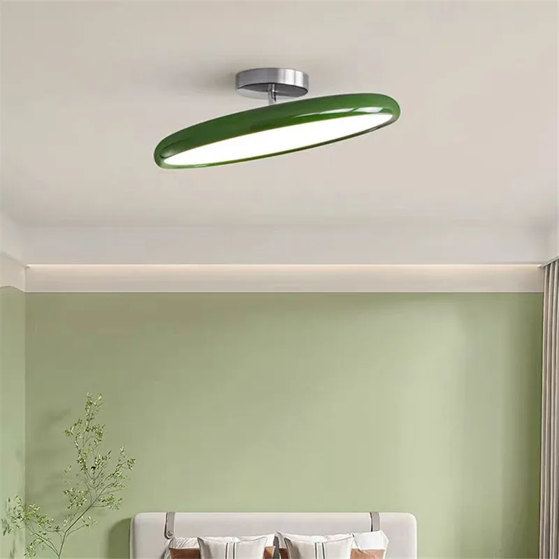 

Скандинавский вращающийся потолочный светильник, современный светодиодный цветной светильник для спальни, кабинета, гостиной, наклонной крыши, декор для детской комнаты, лампа для ухода за глазами