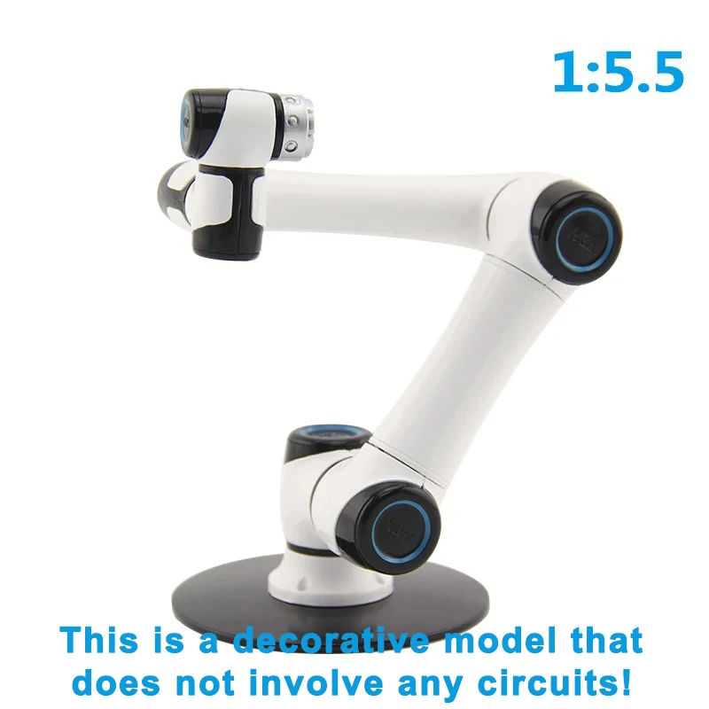 

New 1:5.5 6-Axis Robotic Arm Model Industrial Robot Model Human Collaborative Robot Gift Teaching Model Scene