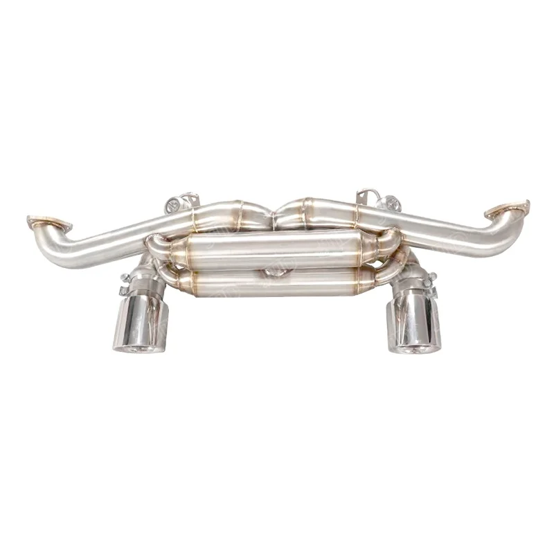 

JTLD For Porsche Cayman 718 GT4 RS 4.0T Exhaust-pipe Valvetronic Catback Muffler With Valve SS304 Axle-back Exhaust System