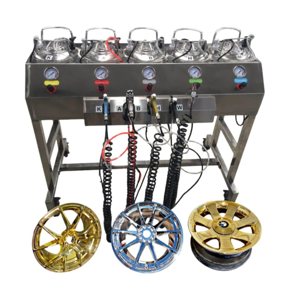 10L Water-Based Chrome Spraying System with Spray Booth – Industrial Mirror Plating Machine for Plastic, Metal, Glass & Wood