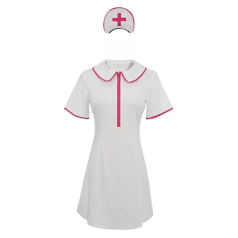 Power Nurse cosplay anime motosega uomo cosplay sexy power nurse costume cosplay parrucca vestito di Halloween per donne ragazze