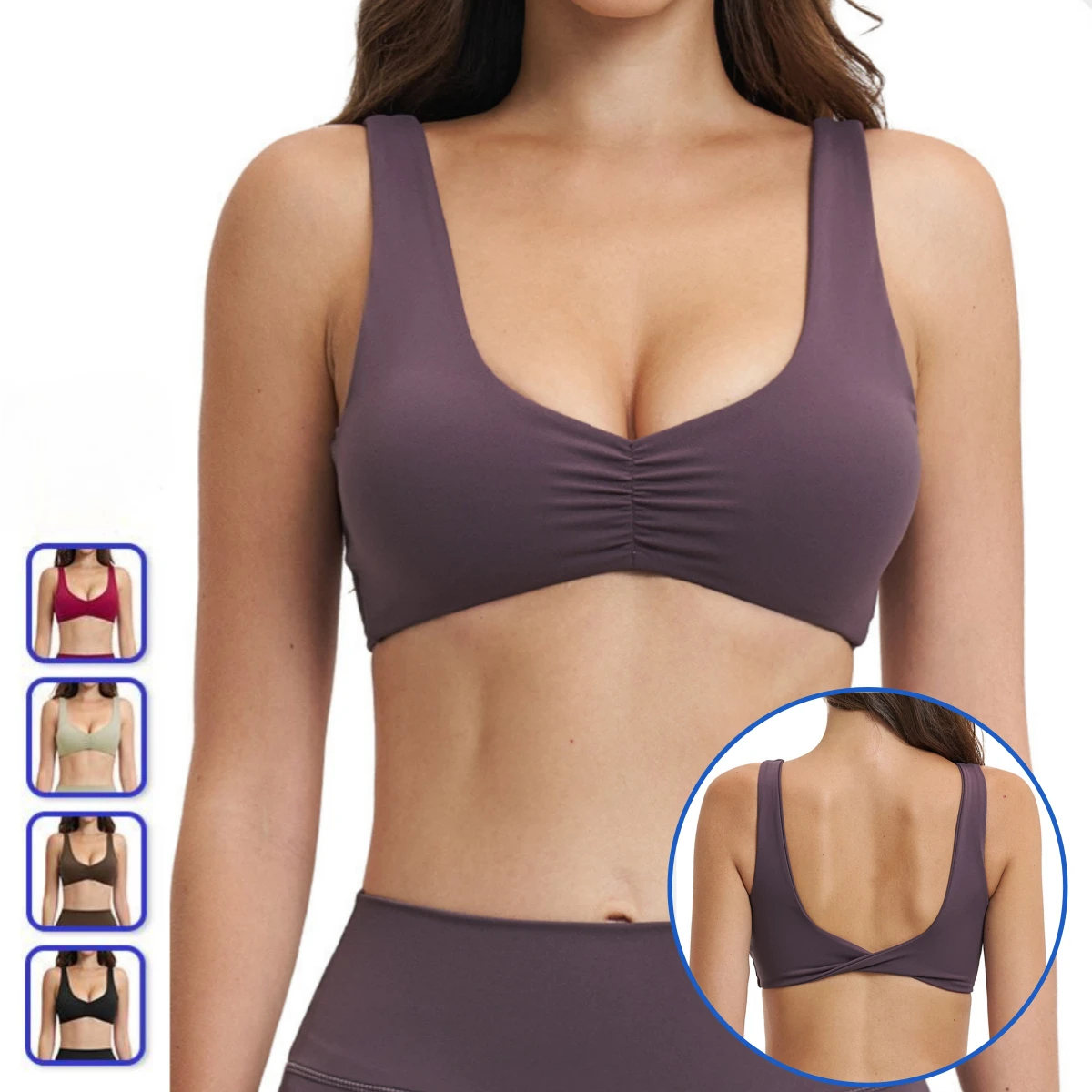 Quick Dry Underwear - Однотонный спортивный бюстгальтер для женщин, одежда