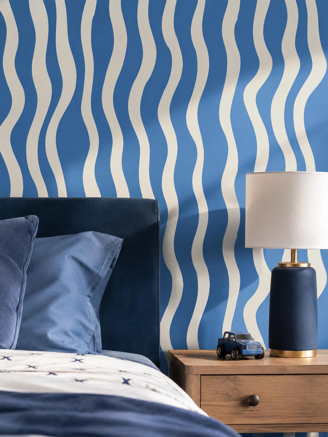 Polka Dot Striped Peel and Stick Wallpaper, Removable Wall Decor, 4 Patterns,15.7in Width for Home Renovation