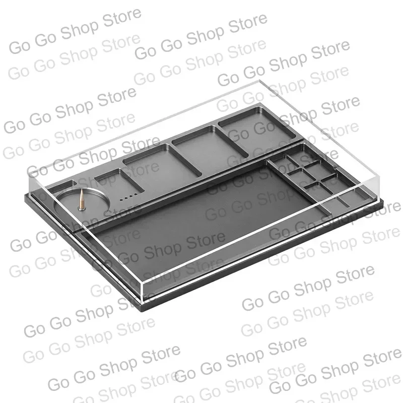 Repair Watch Parts Box Acrylic Transparent Dust Cover Mobile Phone Repair Movement Parts Storage