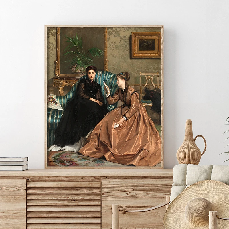 Victoria kadınlar yağlıboya tu - Victory Home Decor incelemesi ve fiyatı