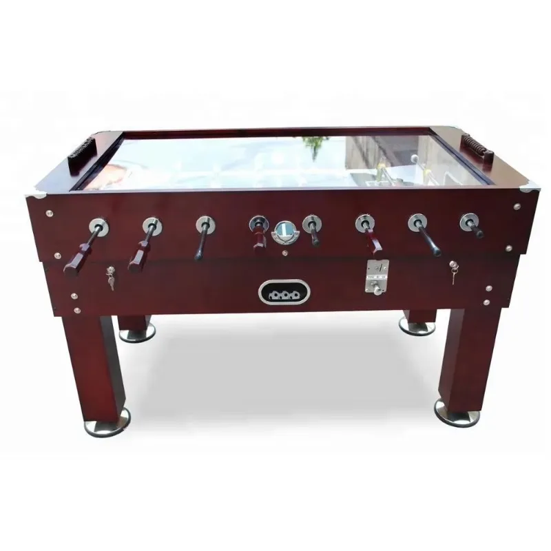 5-Foot Commercial Foosball Table with Coin-operated Mechanism, Heavy-duty MDF Frame, Coin-operated Baby Soccer Table