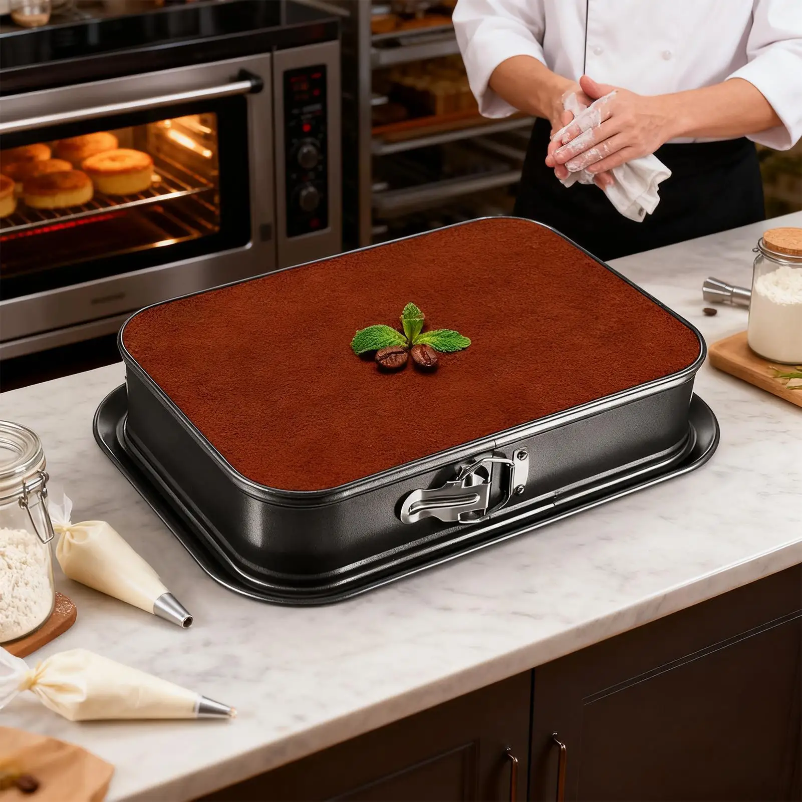 

Маленькие формы для торта 13x9 дюймов, антипригарное многоразовое противень для выпечки торта, лист для печенья для чизкейка, печенья, пиццы, маффина, бровей, хлеба, льда