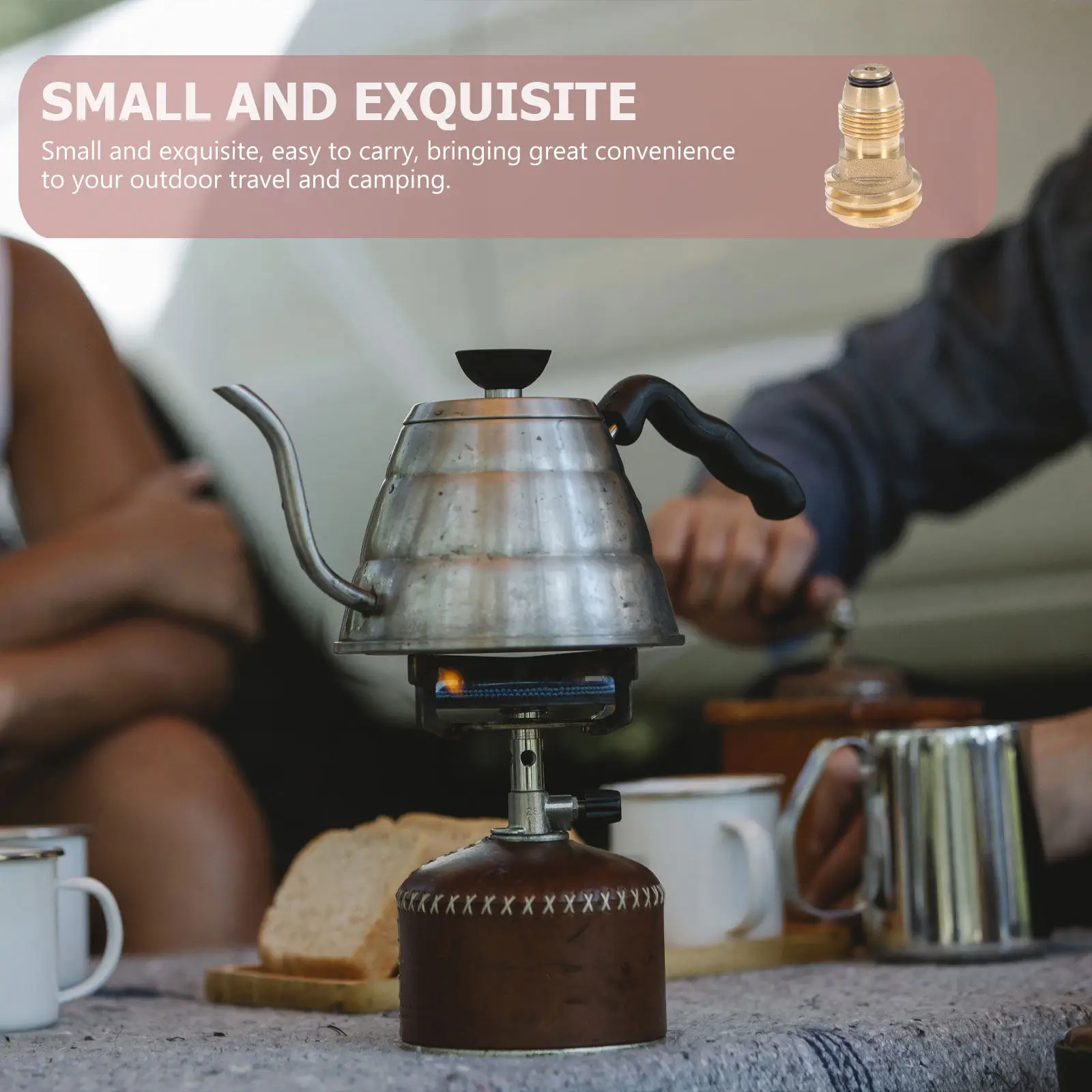 

Надежный газовый адаптер QCC1 для пропановых баллонов, для гриля и оборудования для приготовления пищи на открытом воздухе