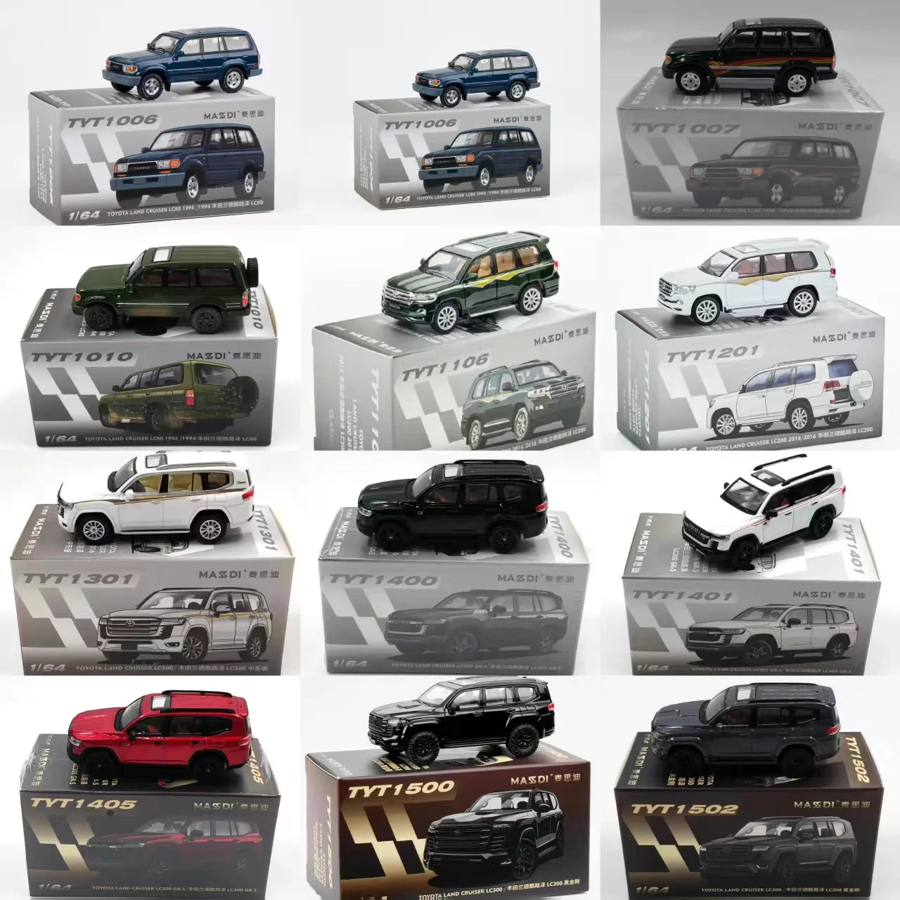 

Модель MASSDI 1:64 Land Cruiser LC300 GR-5, модель легкосплавного автомобиля