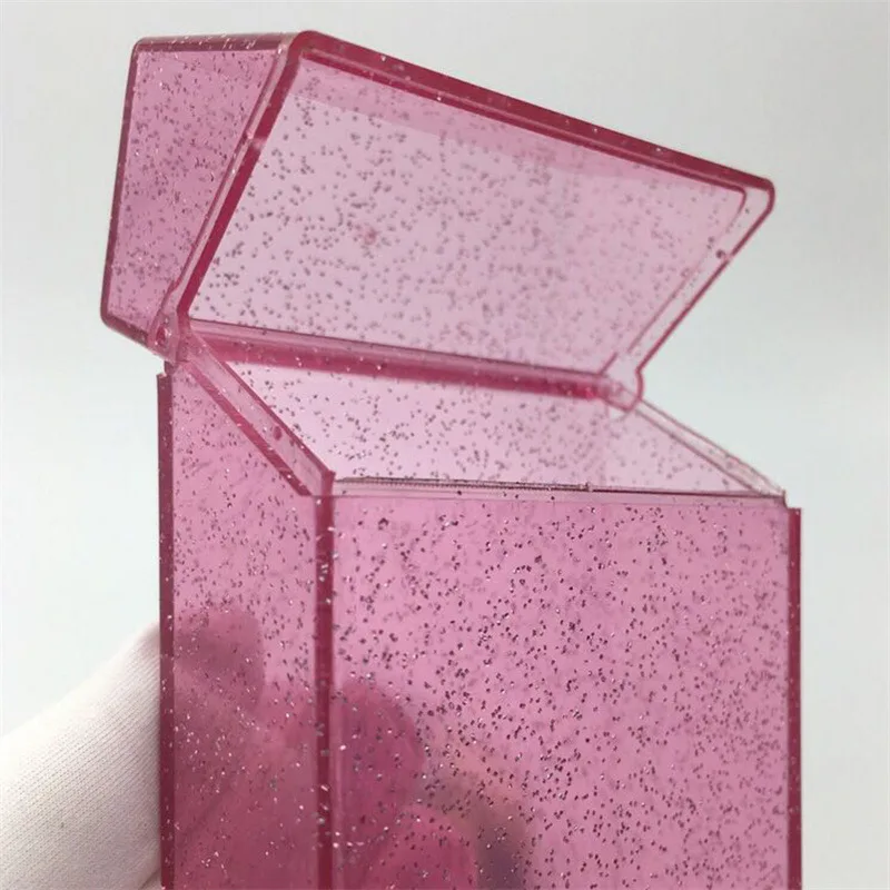 Snowflake Cigarette Case Moisture-proof And Pressure-proof Plastic Shiny Transparent Cigarette Case Ladies Gift NEW