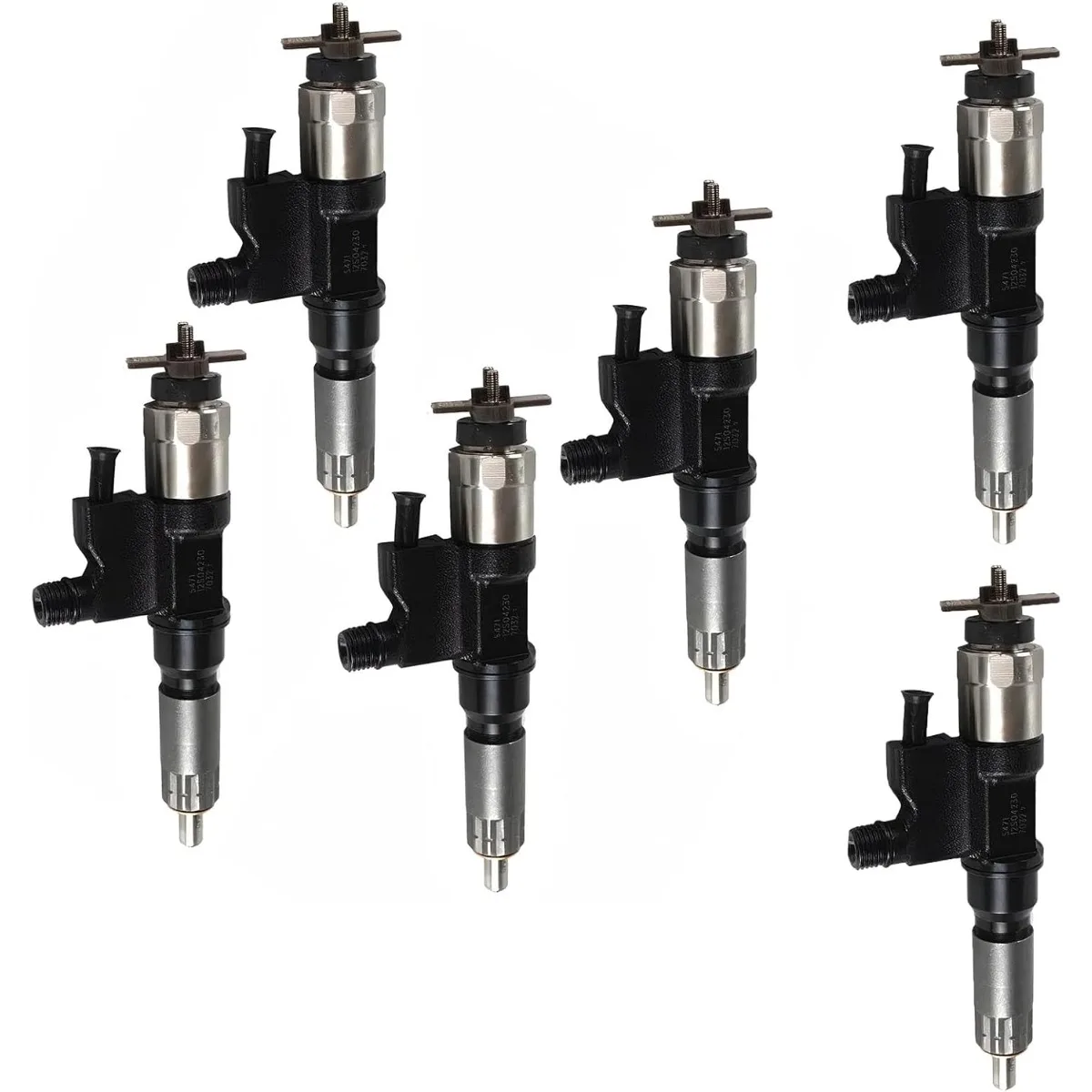 

6 шт. топливные форсунки 095000-5470 для Isuzu 4HK1 5,2 л 6HK1 7,8 л двигатель NRR NPR NPR-HD NQR FTR грузовики ()