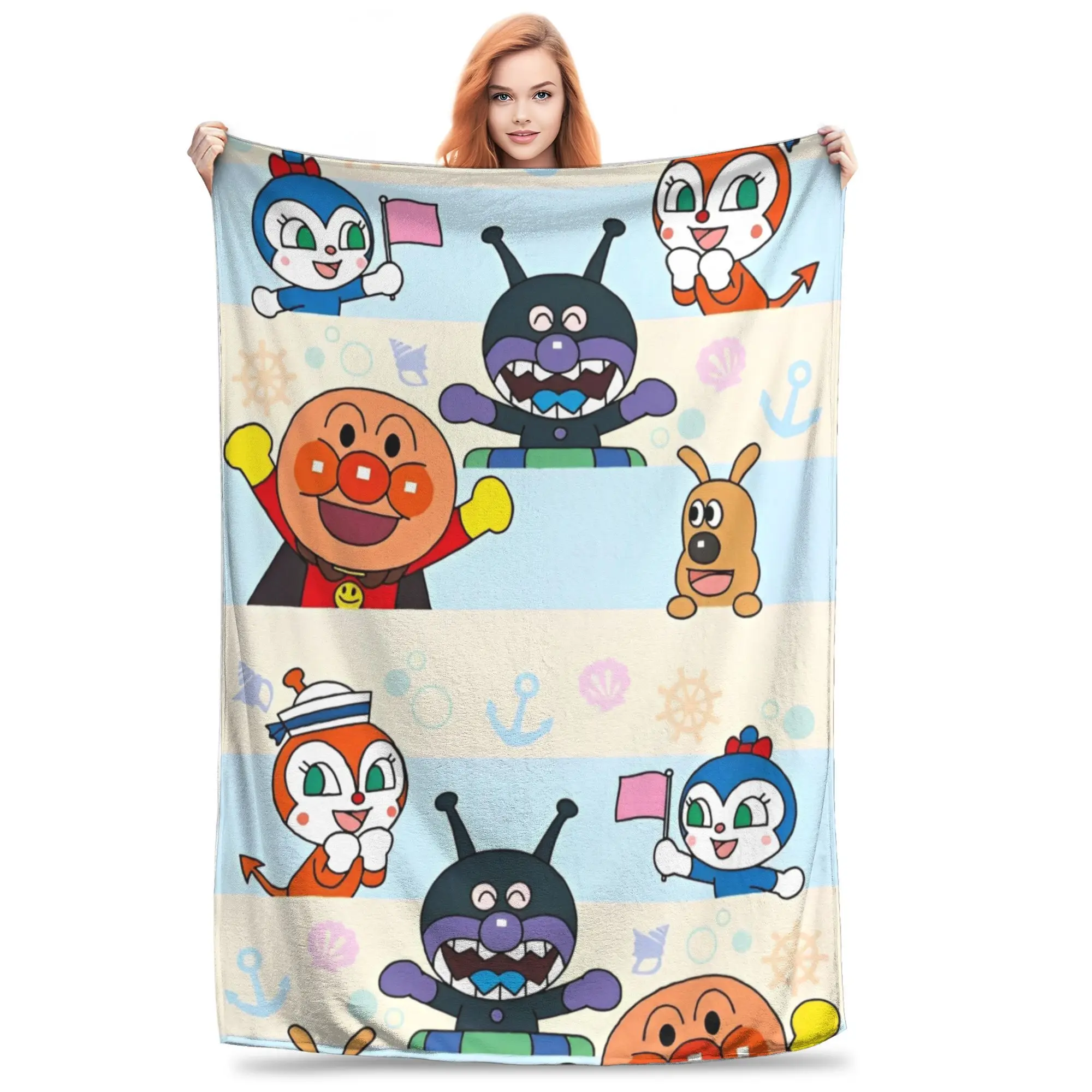 Anpanmaned Blanket Super Soft Warm  Throw Blankets for Sofa 50x60 Inch Multiple Sizes Bedspreads