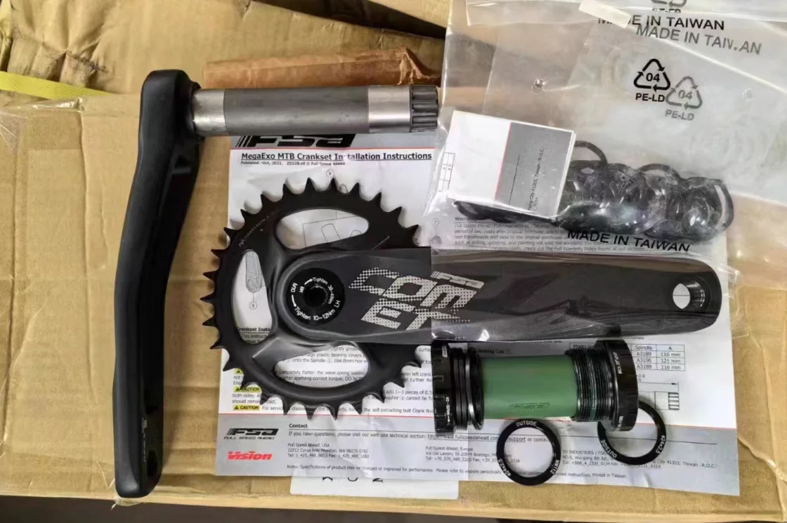 FSA Comet HD Modular 11/12s 24mmスピンドル MegaExo MTBクランク